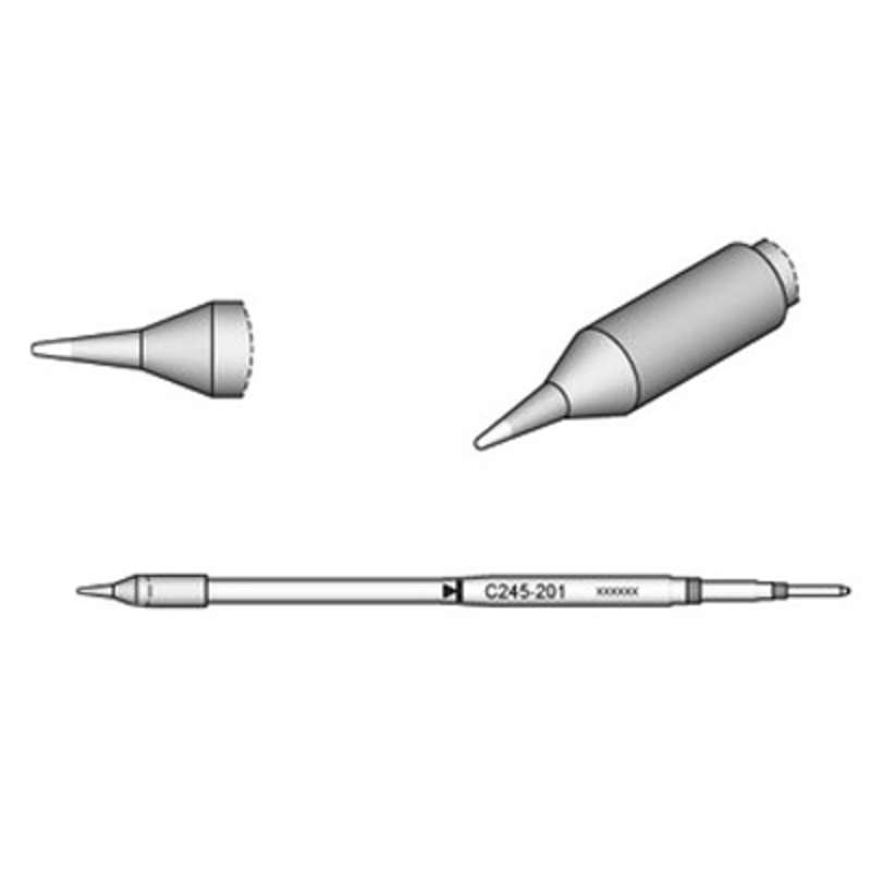 Series C245 Conical Soldering Cartridge, Ø 0.6mm